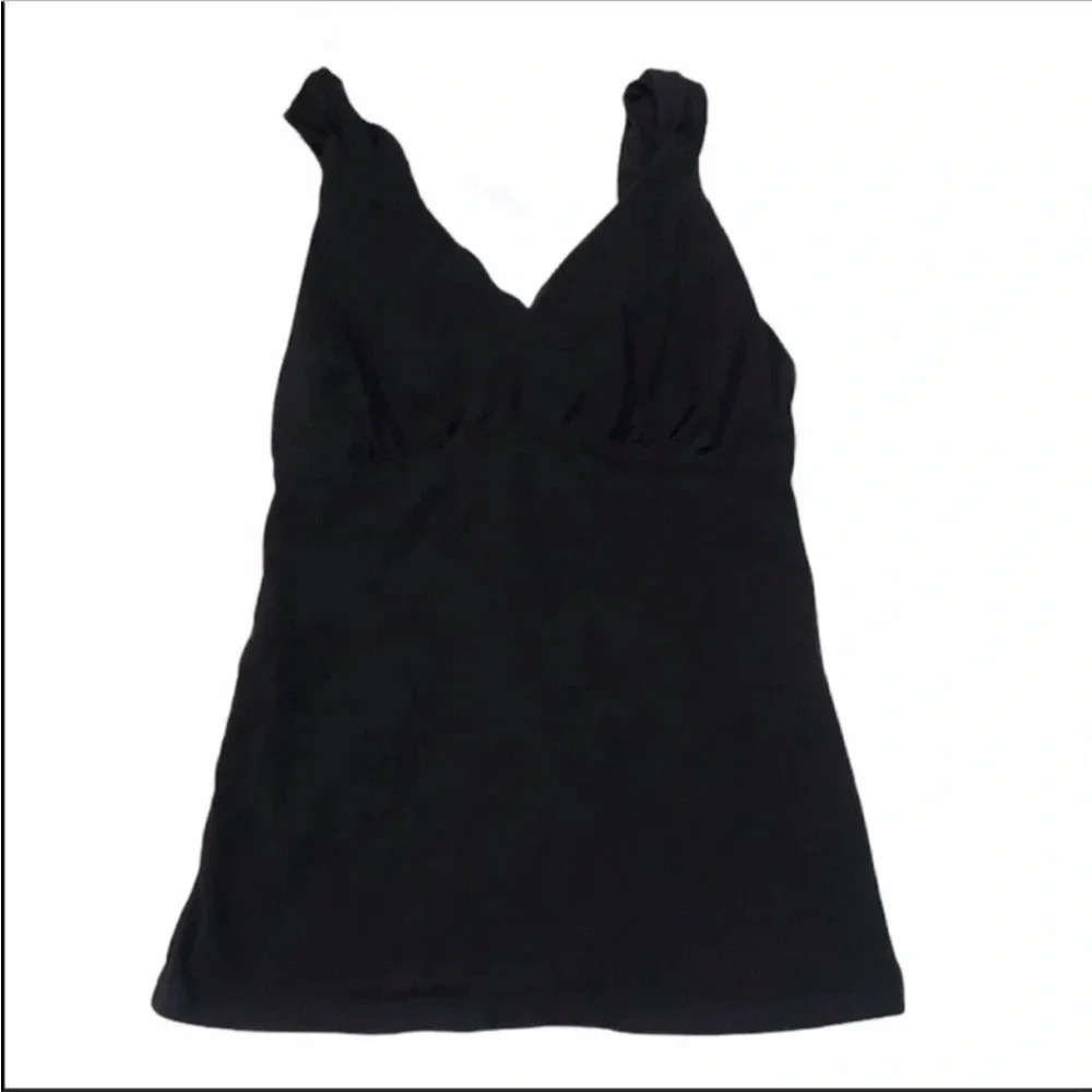 Athleta Black Removable Padded Tank Top Size XS